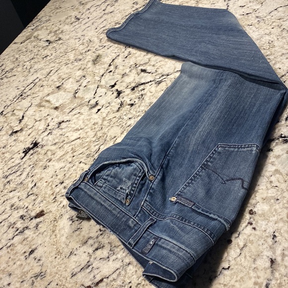 7 For All Mankind mens jeans. Waist 34. Length 32. Boot cut - Picture 1 of 7